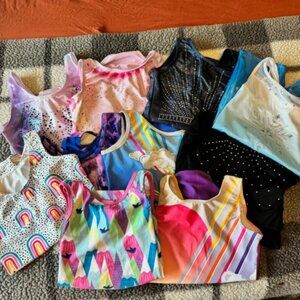 Gymnastics Leotards and Scrunchies
